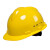 曼德锐安全帽工地国标加厚透气玻璃钢建筑工程男夏施工领导头盔定制印字 国标经济透气款（黄色）（按钮）