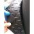 定制柳叶纹防滑橡胶垫人字形胶板绿色蓝色4店新能源位地垫 黑色5MM厚 整卷1米*10米