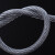 京棣工品 起重绳  带皮PVC钢丝绳 透明涂塑带胶钢丝绳 单位/卷 5mm1米 