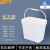 贝傅特 密封打包桶 加厚塑料桶带盖密封包装桶果酱桶多规格 6L-长方形款