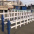 赫思迪格 HGJ-319 草坪护栏立柱 锌钢护栏隔离塑钢围栏柱子 额外加立柱 配套0.4米高