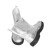 美康（meikang） 防火隔热鞋 铝箔耐1000度高温防烫隔热靴 筒高22cm MKP-09 银白 44码