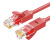 绿联（UGREEN）红色圆线六类网线1米 千兆网络高速连接线 非屏蔽 成品跳线 NW102/80829 2条装