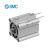 SMC 25A-CDQ2B80/100/125/140/160/180系列 对应二次电池 薄型气缸 标准型 单杆双作用 25A-CDQ2B80-75DCZ