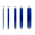 鼎红 5S桌面定位标识胶带白板表格划线分格警示贴条蓝色10mm*66m（5卷）