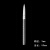 木雕根雕电动雕刻刀划线刀画线刀剑型尖刀电动刀头铣刀打胚工具 2.35*2.35mm【刃径*柄径】