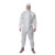 3M 4515 白色带帽连体防护服 防尘化学农药喷漆实验室防护服-M码  1件 