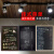 咖啡店餐厅小黑板店铺用挂式广告牌菜单价格展示牌挂墙商用价目表 圆弧黑色黑板4060
