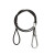 定制不锈钢保险链钢丝绳黑色保险绳舞台灯钩保险绳灯光配件安全绳 5.0mm不锈钢