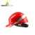 代尔塔代尔塔102018耐高温耐低温喷溅荧光条工地ABS安全帽绝缘轻便型 102018红色