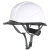 成楷科技（CK-Tech）ABS安全帽 CKT-NTB-1  防砸抗冲击耐穿刺 双色大帽檐 白色 1顶