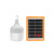 太阳能充电灯泡移动停电应急备用地摊夜市灯超亮LED户外照明定做 橙色款100w+充电线