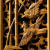 宏火阁东阳木雕挂件雕刻画工艺品中式客厅沙发背景墙艺术装饰品梅兰竹菊 梅兰竹菊(每片31*94厘米) 香樟木