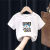 OIUO女童男童韩系棉短袖T恤儿童宝宝体恤姐妹童装夏季新款潮流洋气 粉色[小新] 80 适合身高70-80