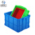 米奇特工 塑料周转箱 仓储物流箱工具整理盒物料收纳盒 外尺寸620*485*360 蓝色