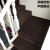 楼梯踏步垫免胶自粘防滑大理石瓷砖实木台阶地毯地垫 纯咖色 55*20+3魔术扣型