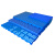 威蓝塑业 塑料可拼接式防潮垫板仓库地垫地台板垫塑胶卡板托盘组合式货垫 100*80*10CM【加厚高圆孔】