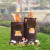 卡通动物果皮箱摆件园林玻璃钢装饰雕塑景区垃圾桶创意幼儿园户外 浅棕色