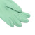 宁斯福WJ-66乳胶橡胶防水清洁手套洗碗洗衣保洁劳保手套31cm浅绿S码