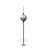 恒立信单球避雷针提前放电接闪器1米2米3米 限流建筑物防雷避雷针 1.2米高 球径250mm