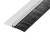 兰诗（LAUTEE）毛刷 H型毛高90mm长1米/根 铝合金毛刷工业防尘门底门窗密封 FW1424