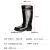 京斯坦 雨鞋 pvc防滑防水雨靴黑色加厚耐磨劳保工地胶鞋  高筒黑色 39码 