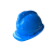 免费印字 安全帽工地国标加厚透气施工建筑工程领导监理劳保头盔男定制LOGO V型款透气蓝