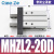 SMC型气动手指气缸mhz2-16d小型平行气爪夹具10D/20d/25d/32d/40d MHZL2-20D防尘罩款