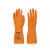 兰浪(LANON) SR200 天然橡胶防护手套 工业劳保手套 防化耐腐蚀防污清洁手套 1副 9(L)码