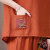 JPHZNB胖妈妈加肥加大夏装套装特大码200斤短袖T恤老年人奶奶棉麻两件套 橘色(套装 3XL 建议120-140斤