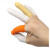 一次性乳胶工业手指套劳保美容美甲无尘净化电子橡胶手指套 白色均码 100克/包