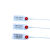 承琉一次性塑料铅封条网线光纤绑带标识牌行李箱防盗防调包扣吊牌扎带 黄色37cm 100个/份 5份起拍