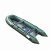 竹特 橡皮艇  冲锋舟防汛救生艇人充气橡皮艇救生船铝合金底 4.3米 绿色 企业定制