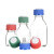 RICH LAB 试剂瓶盖子彩色红/蓝/黄色GL45蓝盖瓶用倾倒环高温PP材质蜀牛丝口 单个颜色圈-玫红色