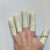 20个50个100个切口乳胶橡胶工业加厚耐磨麻点劳保颗防滑手指套 白色颗粒防滑大号L（100个）