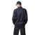 代尔塔 (Deltaplus)  男士劳保工装 简约时尚设计棉套装 AS100CEN/405168 藏青色*1套（备注尺码）