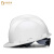 HKFZ欧式安全帽工地男国标abs施工建筑工程防护头盔透气领导白色定制 国标V型升级加厚-白色（旋钮）