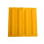 扬笙福盲道砖橡胶 pvc安全盲道板 防滑导向地贴 30cm盲人指路砖 30*30CM黄色条状