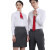 中神盾8500男女式长袖衬衫(100-499件价格）白色超细斜38码