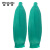 稳斯坦 WF069 乳胶防水套袖 耐油耐腐蚀工业护袖袖头 劳保橡胶袖套护袖 38cm绿色(1双)