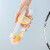 乐扣乐扣 简约透明水杯女夏季可爱杯子运动水杯壶健身便携创意潮流学生塑料杯 530ML 黄色