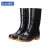 苏识 黑色中筒防水雨靴筒高30cm 单鞋款；S-S042-37