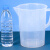 冰禹 BYrl-198 实验室塑料刻度杯 塑料烧杯 实验室器皿 塑料量杯 5000mL