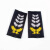 2011式保安肩牌肩章套牌配饰 物业小区保安服装配件标志全套定做 一黄套肩章10对