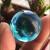 潮鸣玻璃珠30mm水晶球玻璃珠孩童玩具玩耍弹珠 魔幻球 绿植园艺鱼缸装 3厘米湖蓝色