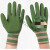 橡胶发泡耐磨透气防滑乳胶男女钢筋工地工作干活胶皮防护劳保手套 利和加强绿色发泡王 6双