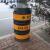 电线杆防撞桶安全警示交通圆柱型防撞桶防撞墩反光电杆保护桶 黄黑1200*880*680