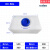 立式塑料水箱大容量储水桶大号加厚牛筋耐酸耐碱PE方形加药箱 KC30L(卧式) 默认白色