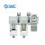 SMC AC20C/30C/40C系列 空气组合元件：空气过滤器+油雾分离器+减压阀 AC20C-02CM-A