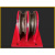 定制适用适用国标起重天轮地轮定滑轮饼钢丝绳导向轮轴承钢轮固定式滑轮组 2T双轮地轮(直径145)